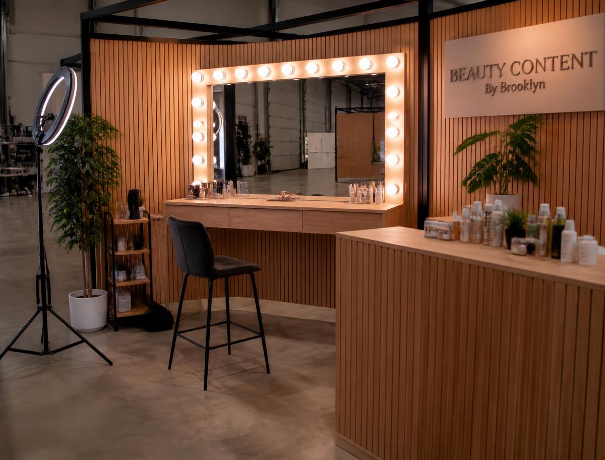 Beauty set at SOCO Studios
